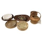 Group of Assorted Baskets