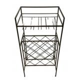 Modern Wine Stand 37'h., 19'w
