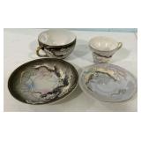 Satsuma Demitasse Cups and Saucers