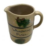 Whispering Pine Crock Pitcher