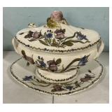 Signed K. Bnic Italy 1987 Tureen and Underplate