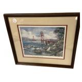 Brunet Print of San Francisco Golden Gate Bridge 1