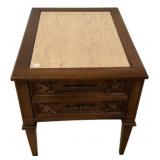 Late 20th Century French Provincial Lamp Table