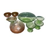 Depression Glass Cups and Bowls