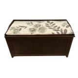 Modern Patio Storage Wood Trunk