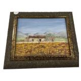 Signed Helen Boren Sicily Painting 2007 11'h., 13