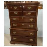 Late 20th Century Chest on Chest 58'h., 37'w