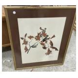 Robert Sloan Signed Black Capped Chickadee Print