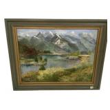 Alto Tyson Eupora Miss Painting of Mountain Landsc