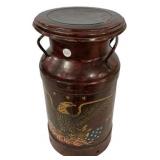 Metal Painted Milk Jug 19'