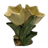 McCoy Pottery Double Tulip Vase 8'