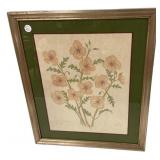 23'h., 20'w Signed Moparl Himalayan Poppies 488/