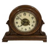 Antique Sessions Oak Mantle Clock 16'h., 20'w
