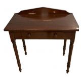 Modern Worn Cherry Wall Table 31'h., 32'w