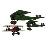 VTG Metal Airplace Wall Art 12'