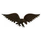 28' Cast Metal Eagle Wall Plaque