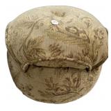 VTG Floral Upholstered Stool 13'h