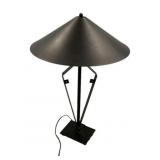 Contemporary Black Metal Lamp 32'