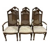 Late 20th Century Caned Back Dining Chairs