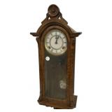 Oak Case Regulator Wall Clock 29'