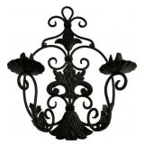 19'h., Metal Wall Candle Sconce