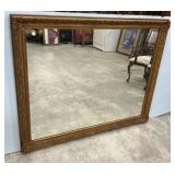 47'h., 57'w Large Gold Gilt Mirror