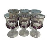 6 Adams XLCR Excelsior King's Crown goblets