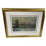 Alexander Chen Brooklyn Bridge in Winter Seriolith