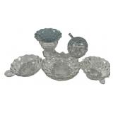 Fostoria American Clear Nappy, Bowls, and Compote