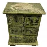 Distressed Apothecary Cabinet 17"h., 13"w