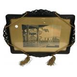 15"h., 25"w Nigatsudo Temple, Nara Woodblock Pri