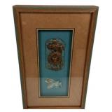 Cleo Teissedre Southwest Deign Framed 18"h 10"w