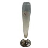 Duchin Sterling Weighted glass Flute 10"