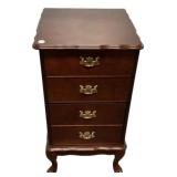 Modern Queen Anne File Cabinet 32"h., 16"w