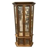 20th Century Display Cabinet 72"h., 34"w