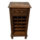 Ethan Allen Tuscany series wine rack cabinet 40"h