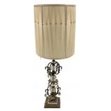 Mid Century Hollywood Regency style table lamp 44"