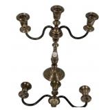 Weighted Sterling Candelabras