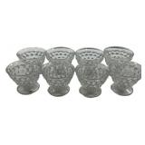Eight 3" Fostoria American Clear Sherbets