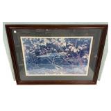 Framed Print of Boat 32"h., 41"w