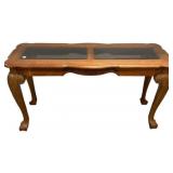 20th Century Oak Sofa Table 26"h., 50"w