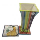 Vicki Carroll Vase and Trinket