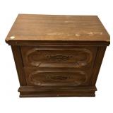 Worn 1970s Mediterranean Style Nightstand