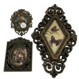 VTG Ornate Mini Picture Frames