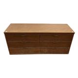 VTG Wood and Formica Low Dresser 24"h., 52"w., 1