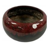 12"dia Ceramic Glazed Planter