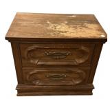 Worn 1970s Mediterranean Style Nightstand