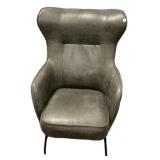Emerald Home Furnishings Franky Charcoal Accent Ch