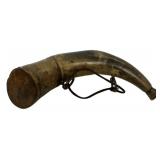 Antique Steer Horn Gun Powder 12"