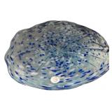 16" Art Glass Bird Bath